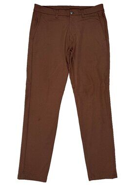 M5AF2S - Lululemon Dark Mocha Slim Fit Commission Chino Pant men's size 33x30.5